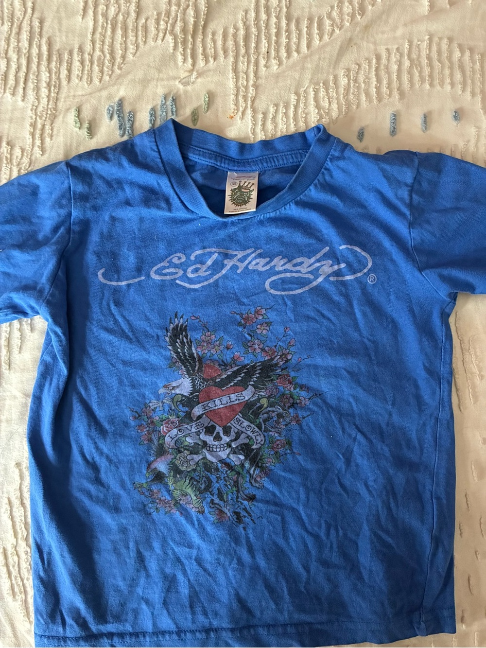 Y2K Ed Hardy Tattoo Style Graphic Tee